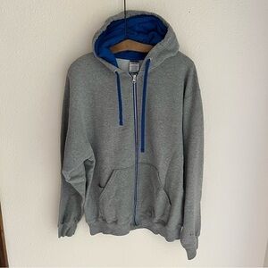 Vintage Jerzees Nublend 50/50 Zip Up Hoodie